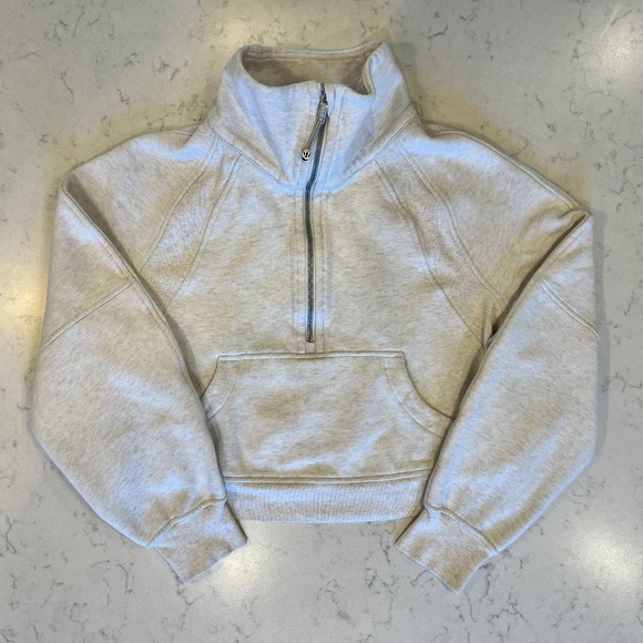 Scuba Oversized Funnel Neck Half Zip - Picture 1 of 4